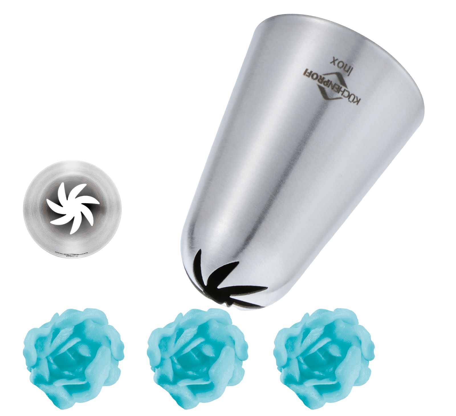 0805502814_BAKE PROFI Rozetová špička Ø 14 mm nerez Kuchenprofi (5)